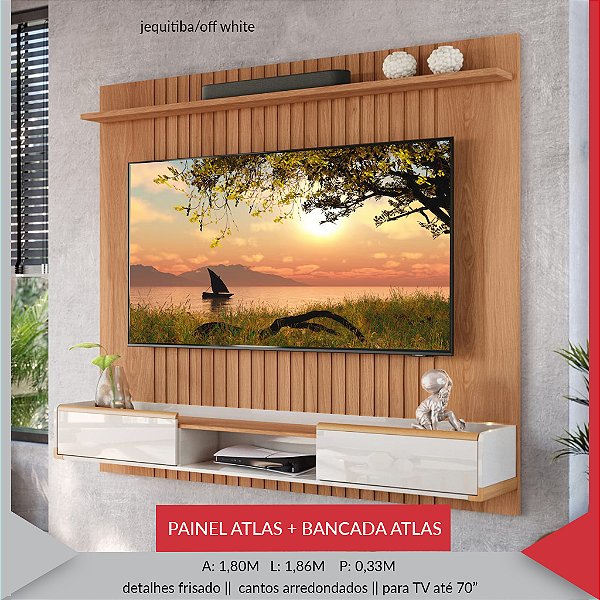 PAINEL ATLAS + BANCADA ATLAS
