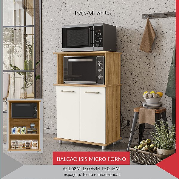 BALCAO ISIS MICRO FORNO