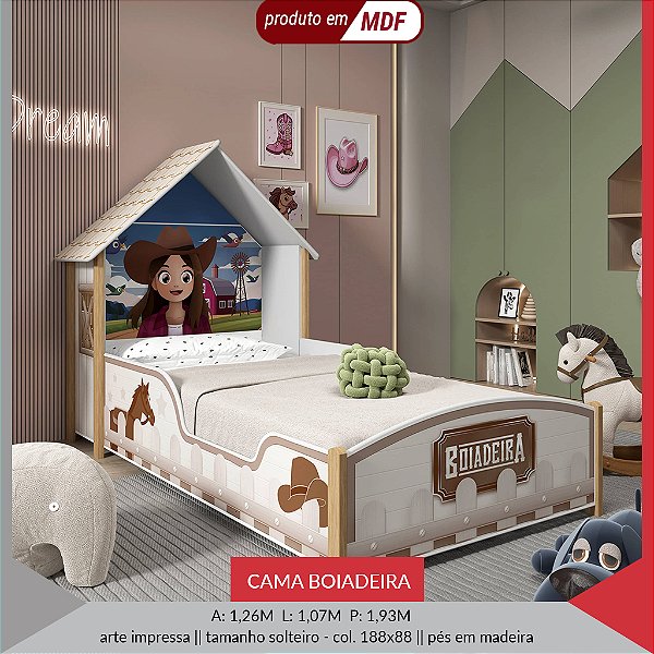 CAMA BOIADEIRA- FEMININA