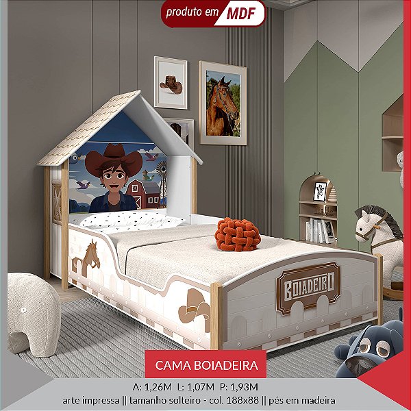 CAMA BOIADEIRO- MASCULINA