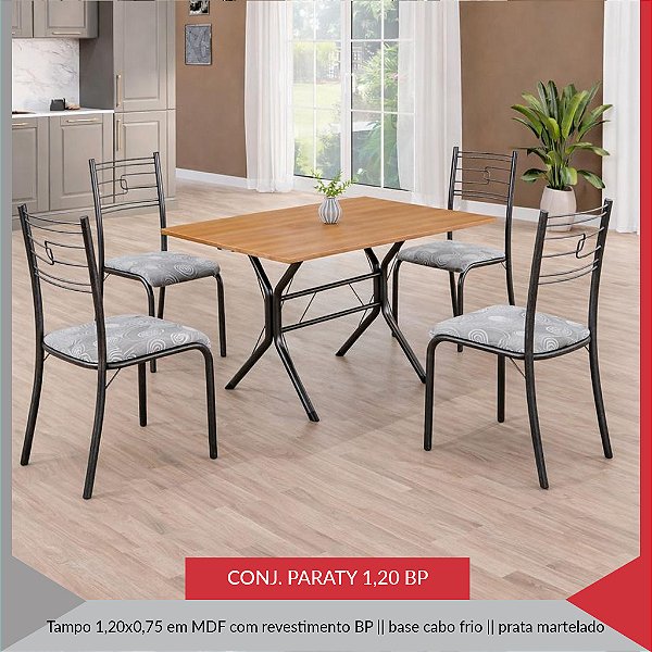 CX C/ 4 CADEIRA PARATY