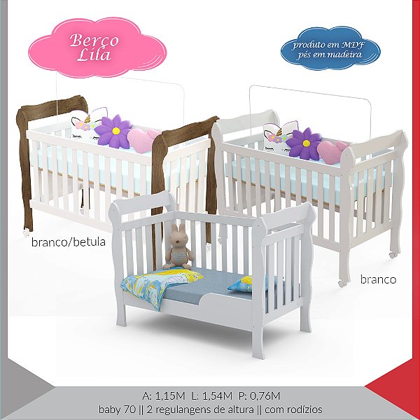 BERCO LILA MINI CAMA