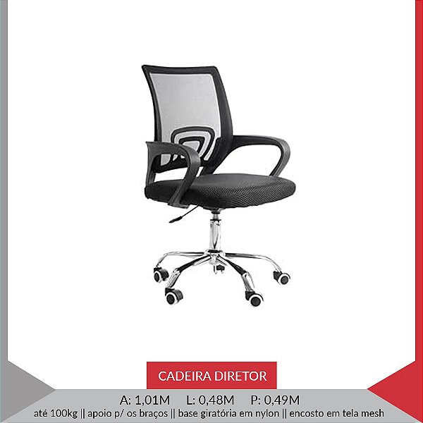 CADEIRA GIRATORIA DIRETOR - FRATINI