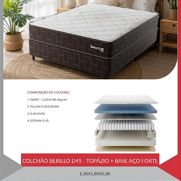 COLCHAO BERILLO NEW D-45 - 30cm - 1,38