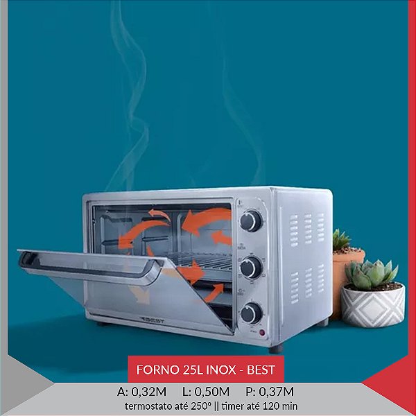 FORNO BEST 25LTS - INOX