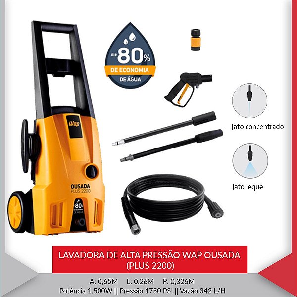 LAVADORA DE ALTA PRESSÃO WAP OUSADA