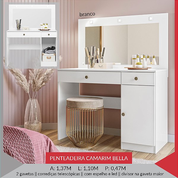 PENTEADEIRA CAMARIM BELLA