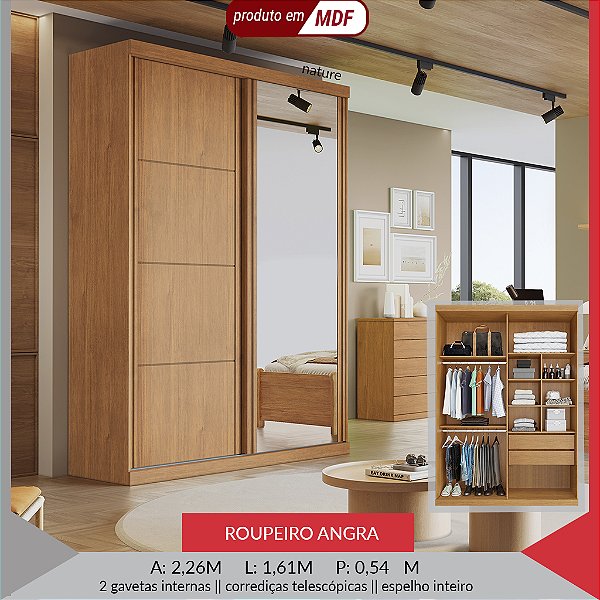 ROUPEIRO ANGRA C/ ESPELHO ( antigo BUZIOS)