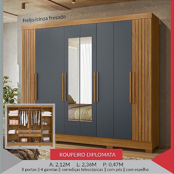 ROUPEIRO DIPLOMATA C ESPELHO