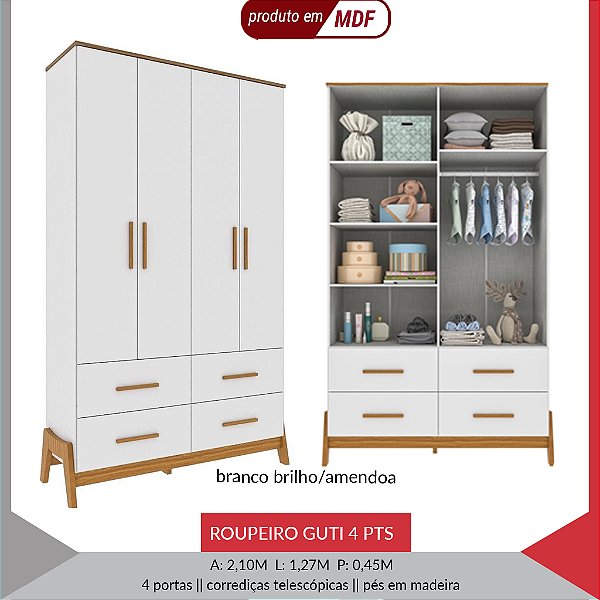 ROUPEIRO GUTI RETRO 4 PTS LISA