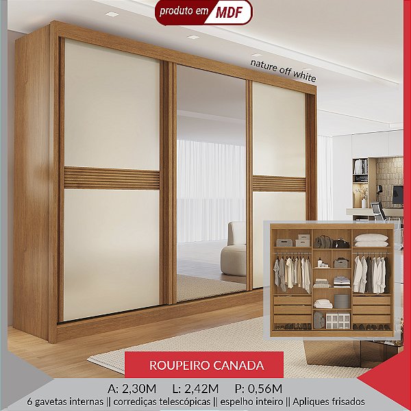 ROUPEIRO CANADA C/ESPELHO