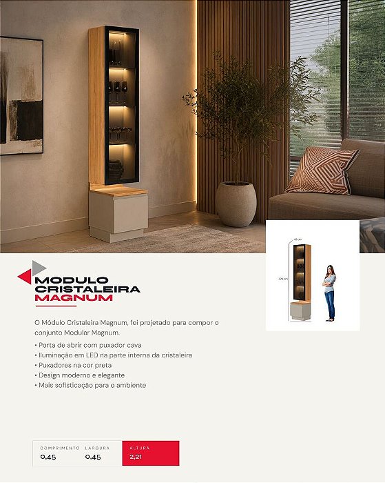 MODULO CRISTALEIRA MAGNUM