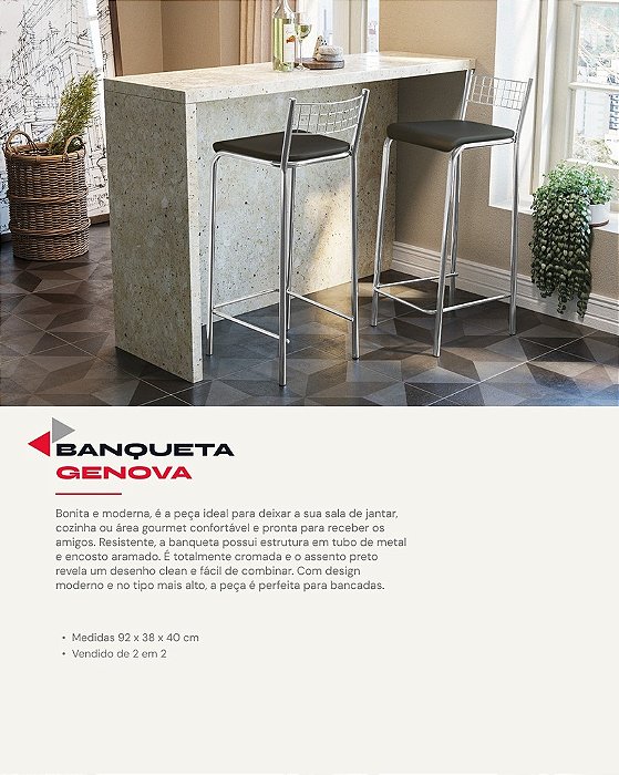 CX 2 - BANQUETA GENOVA