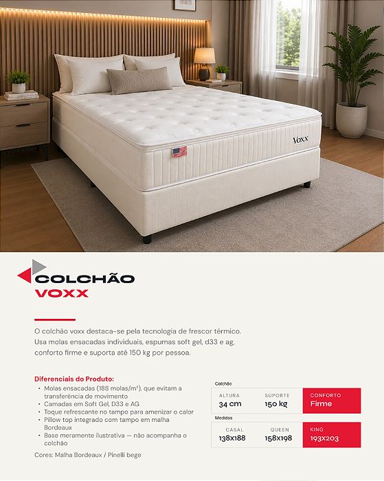 COLCHAO VOXX 34 ALT
