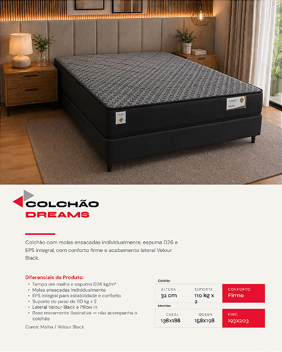 COLCHAO DREAMS 32 ALT