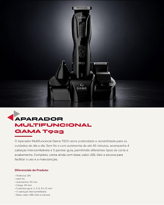CORTADOR DE CABELO GAMA MULTI-STYLER