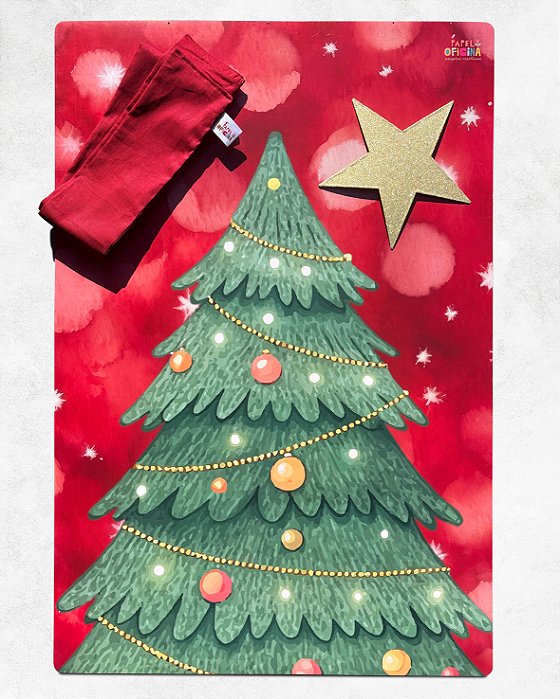 Jogo Coloque a Estrela na Árvore