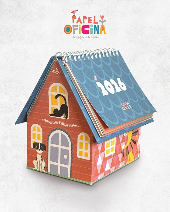 Calendário Casinha 2026