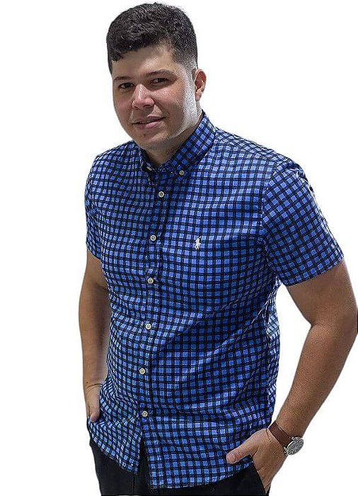 Camisa Ralph Lauren  Manga Curta Xadrez