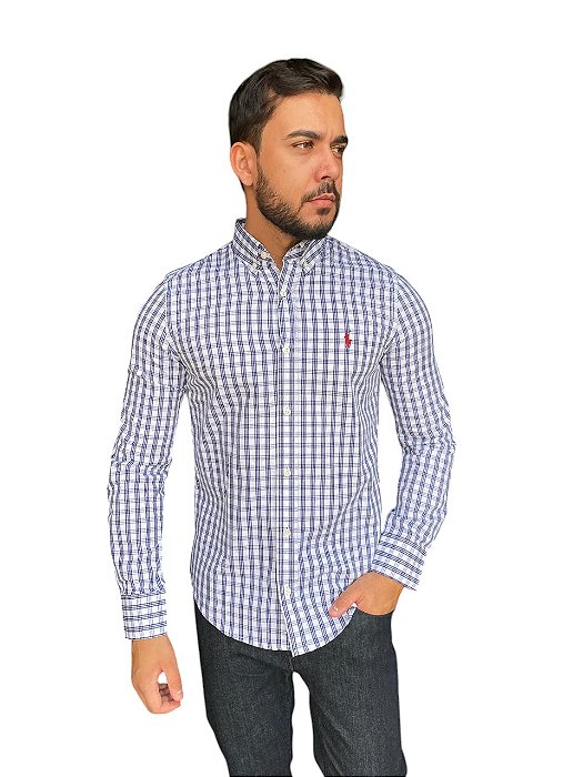 Camisa Ralph Lauren Masculina Xadrez