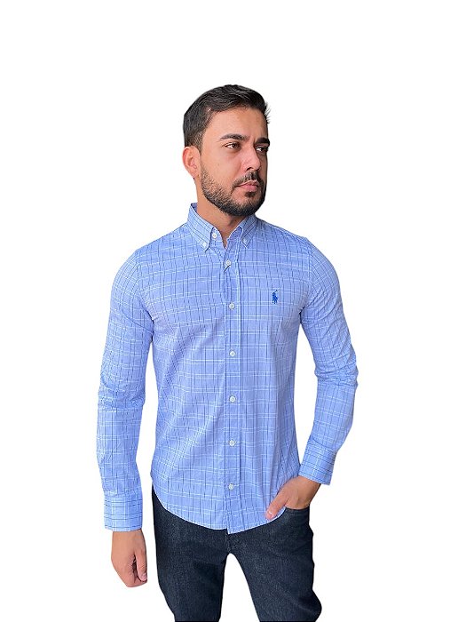 Camisa Ralph Lauren Masculina Xadrez