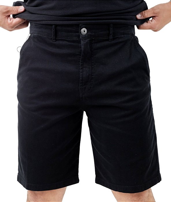 Bermuda Ellus Masculina Preto