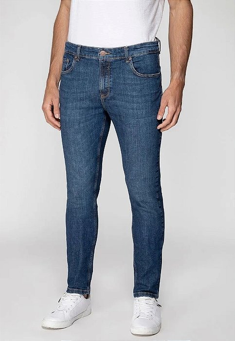 Calça Guess Jeans Skinny Tapered Azul