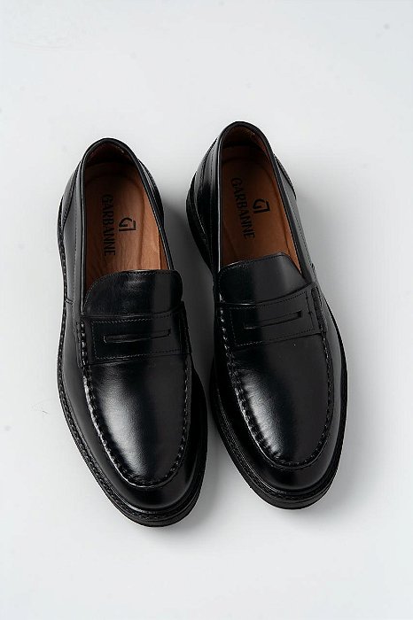 Loafer Masculino Lutt Black Garbanne