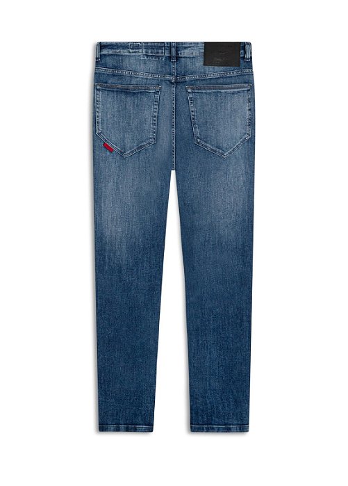Calça Ellus Masculina Comfort Skinny 1843 Lav. Médio