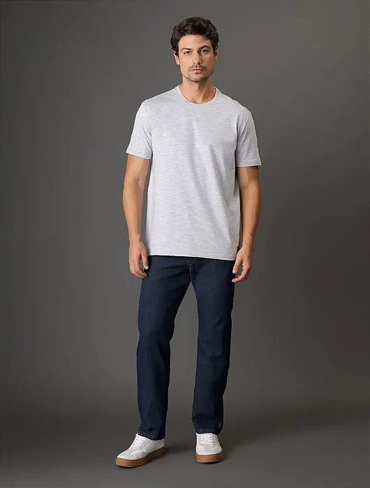 Calça Jeans Masculina Reta Cintura Média Calvin Klein Azul Marinho