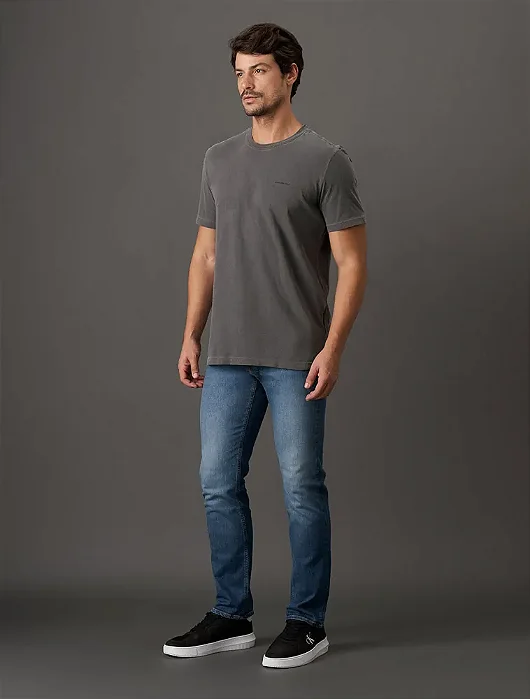 Camiseta Masculina Ski Back Frame Calvin Klein Jeans Verde Militar