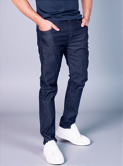 Calça Ellus Skinny First Azul 35 Amaciado