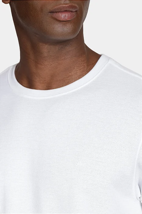 Camiseta Aramis Texture Interlock Branca