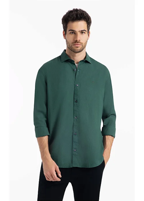 Camisa Linho Ellus Like Classic New Italian Bottle