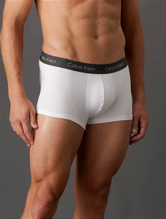 Kit 3 Cuecas Low Rise Trunk Calvin Klein Underwear Original