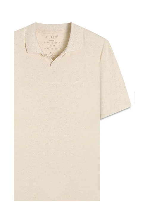 Polo Cotton Fine Easa Ellus Classic Mc Natural