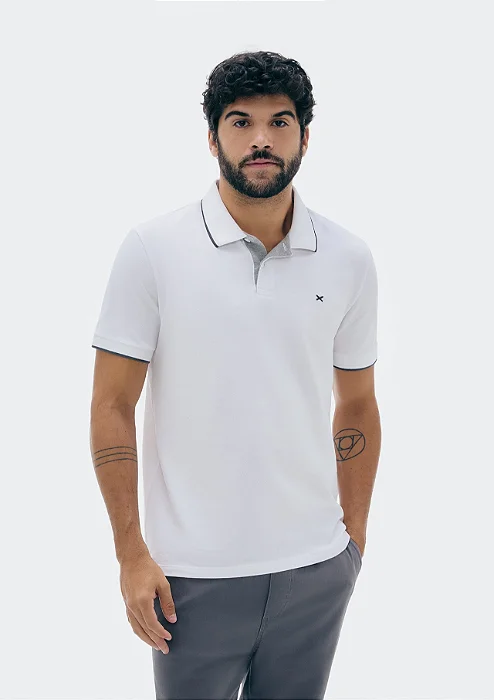 Camisa Polo Hering Básica Masculina Em Piquet