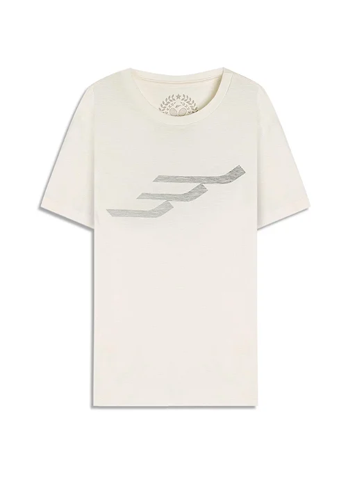 Camiseta Flame Ellus Masculina Off White
