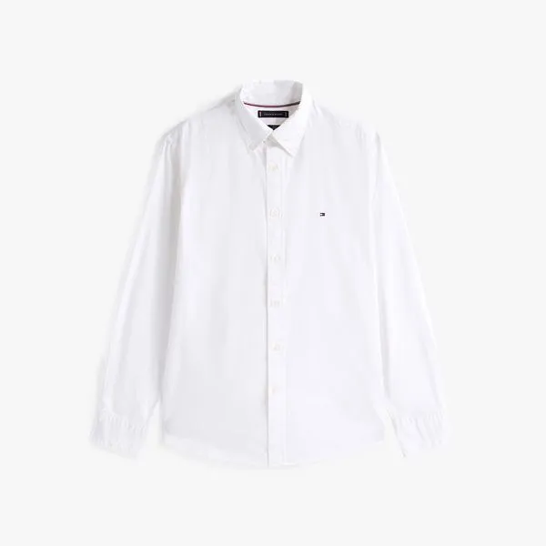 Camisa Tommy Hilfiger Flex Popeline Regular Fit