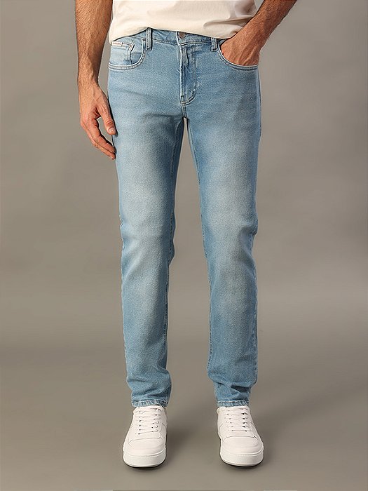 Calça Jeans Skinny Calvin Klein Azul Claro