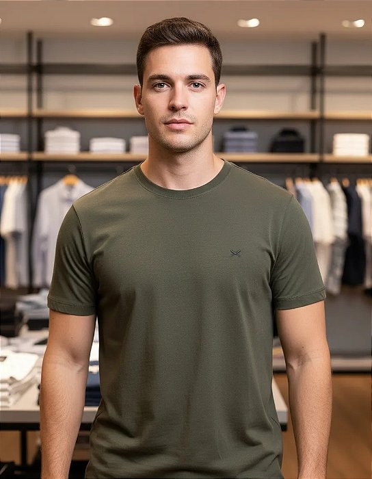 Camiseta Hering Masculina Modelagem Regular