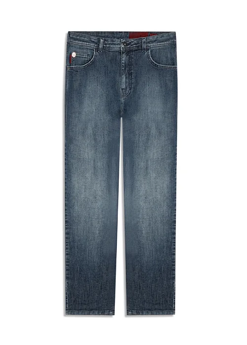 Calça High Comfort Skinny Lav. Médio C/ Used