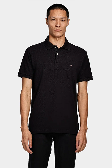 POLO ARAMIS DETALHE INTERNO -PRETO