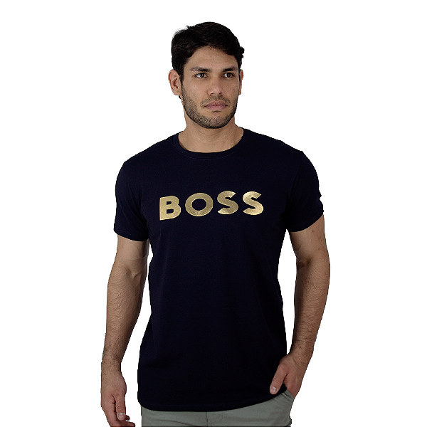 Camiseta Hugo Boss Marinho - Brüder Multimarcas
