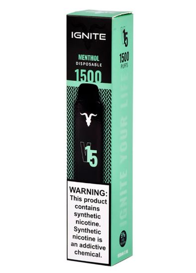 IGNITE V15 - MENTHOL Pod Descartável 1500 puffs