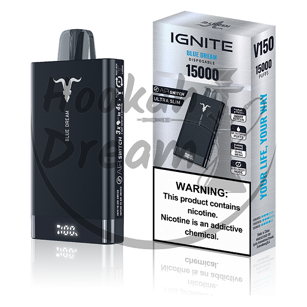 IGNITE V150 - BLUE DREAM - Pod Descartável 15.000 puffs