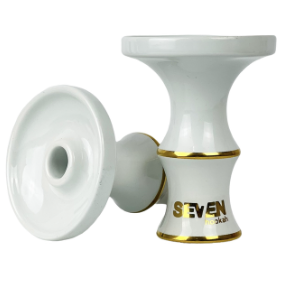 ROSH SEVEN HOOKAH - BRANCO/GOLD