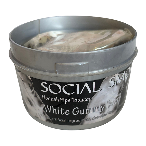 Essência Social Smoke - White Gummy Bear 250g QUEBRADO