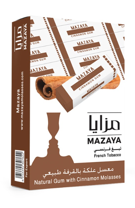 MAZAYA GUM with CINNAMON - 50g - CHICLETE DE CANELA