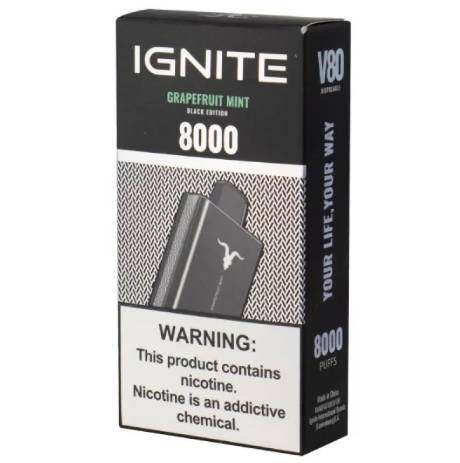Ignite V80 – Grapefruit Mint – Toranja Hortelã 8000 puff